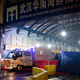 The Wuhan Hygiene Emergency Response Team drives a vehicle as they leave the Huanan Seafood Wholesale Market in the city of Wuhan, in Hubei Province on January 11, 2020.